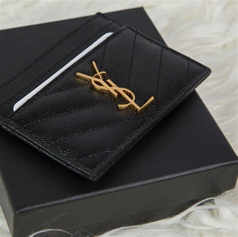 ysl card holder metallic|ysl card holder for men.